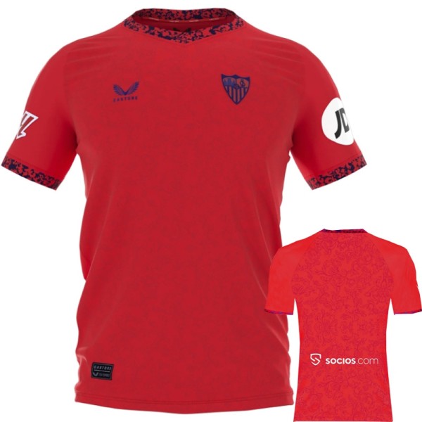 2024/25 Sevilla Away Red Fans Soccer jersey