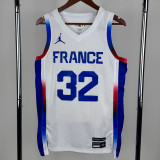 2024 WEMBANYAMA #32 White NBA Jerseys