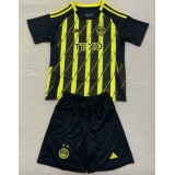 2024/25 Aberdeen Away Yellow Fans Kids Soccer jersey