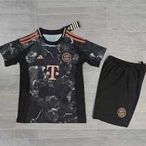 2024/25 Bayern Away Black Fans Kids Soccer jersey