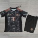 2024/25 Bayern Away Black Fans Kids Soccer jersey