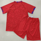 2024/25 Sevilla Away Red Fans Kids Soccer jersey