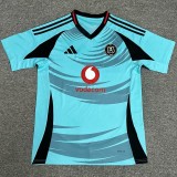 2024/25 Orlando Pirates Windhoek Away Blue Fans Soccer jersey