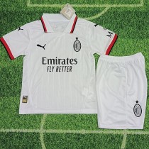 2024/25 ACM Away White Fans Kids Soccer jersey
