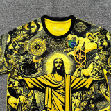 2024 Brazil Special Edition Yellow Fans Soccer jersey