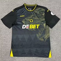 2024/25 Wolves Away Black Fans Soccer jersey