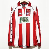 1999/00 Red Star Belgrade Home Red Retro Long Sleeve Soccer jersey