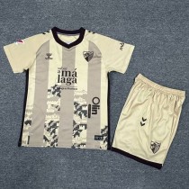 2024/25 Malaga CF 3RD Yellow Fans Kids Soccer jersey
