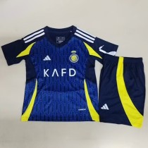 2024/25 Al Nassr FC Away Blue Fans Kids Soccer jersey