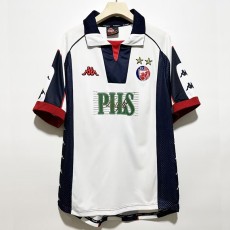 1999/00 Red Star Belgrade Away White Retro Soccer jersey