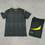 2024/25 Wolves Away Black Fans Kids Soccer jersey