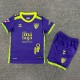 2024/25 Malaga CF Away Purple Fans Kids Soccer jersey