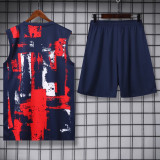 2024/25 PSG Blue Training Shorts Suit