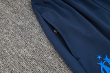 2024/25 Marseille Dark Blue Half Pull Tracksuit