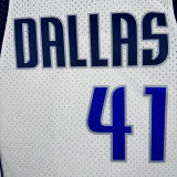 2010/11 MAVERICKS NOWITZKI #41 White NBA Jerseys