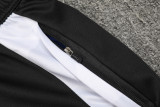 2024 Black Kids Half Pull Tracksuit