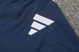 2024 Dark Blue Half Pull Tracksuit