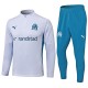 2024/25 Marseille White Half Pull Tracksuit