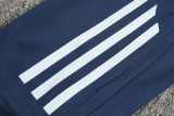 2024 Dark Blue Half Pull Tracksuit