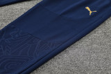 2024/25 Marseille Blue Half Pull Tracksuit
