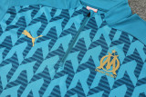 2024/25 Marseille Blue Half Pull Tracksuit