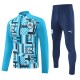 2024/25 Marseille Blue Half Pull Tracksuit