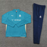 2024/25 Marseille Blue Half Pull Tracksuit