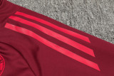 2024/25 Bayern Crimson Kids Half Pull Tracksuit
