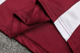 2024/25 Bayern Crimson Kids Half Pull Tracksuit
