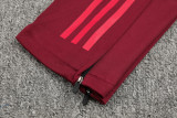 2024/25 Bayern Crimson Kids Half Pull Tracksuit