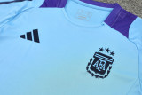 2024 Argentina Blue Training Shorts Suit