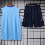 2024 Argentina Blue Training Shorts Suit
