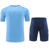 2024 Argentina Blue Training Shorts Suit