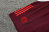 2024/25 Bayern Crimson Training Shorts Suit