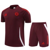2024/25 Bayern Crimson Training Shorts Suit