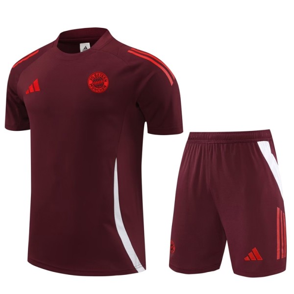 2024/25 Bayern Crimson Training Shorts Suit