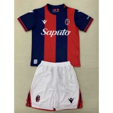 2024/25 Bologna FC 1909 Home Red Fans Kids Soccer jersey