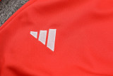 2024/25 Man Utd Red Kids Half Pull Tracksuit