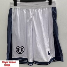 [PLAYER] 2024/25 INT Away White Player Soccer Shorts