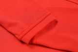 2024/25 Man Utd Red Kids Half Pull Tracksuit