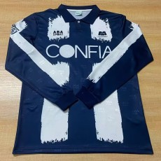 1995/96 CF Monterrey Away Dark Blue Retro Long Sleeve Soccer jersey