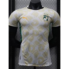 [PLAYER] 2024 Cote dIvoire Away White Player Soccer jersey