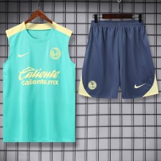 2024/25 Club America Green Training Shorts Suit