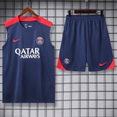 2024/25 PSG Dark Blue Training Shorts Suit