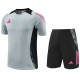 2024 Gray Training Shorts Suit
