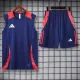 2024 Dark Blue Training Shorts Suit