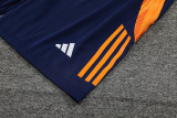 2024 Dark Blue Training Shorts Suit