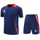 2024 Dark Blue Training Shorts Suit