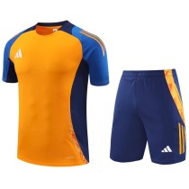 2024 Orange Training Shorts Suit