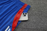 2024 White Training Shorts Suit